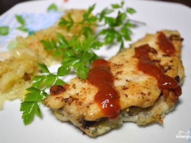 Рецепт камбалы, жаренной ны сковороде