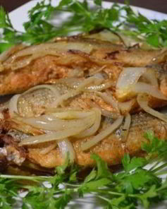 Кефаль, жаренная на сковороде