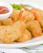 Хрустящие креветки в панировке