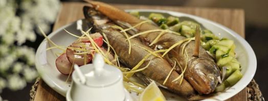 копченый судак с горчичным соусом. Шаг 6