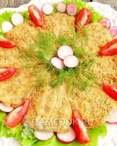 Корюшка, запеченная в духовке