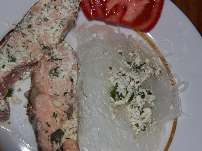 Рецепт красной рыбы под сливочным соусом