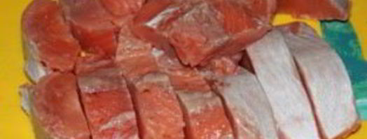 красная рыба под сливочным соусом. Шаг 2