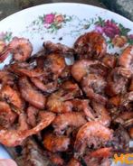 Креветки на мангале