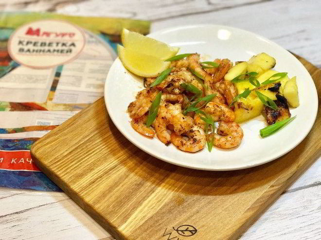 Рецепт креветок с манго по-вьетнамски
