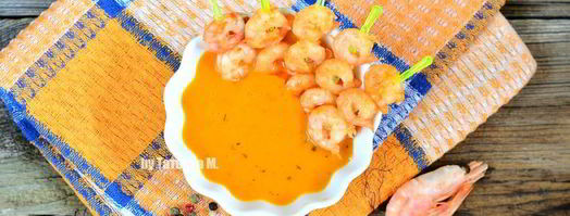 креветки с морковным соусом. Шаг 4