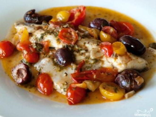 Рецепт леща с овощами