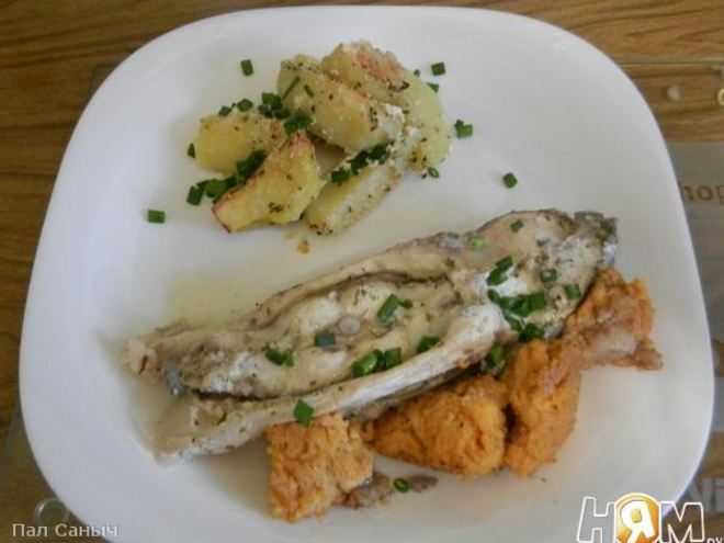 Рецепт леща с запеченым картофелем