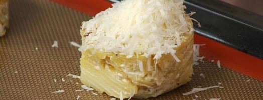 лосось, обернутый беконом с шалфеем, и картофельный гратен. Шаг 2