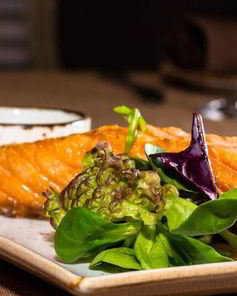 Лосось с апельсиновым соусом