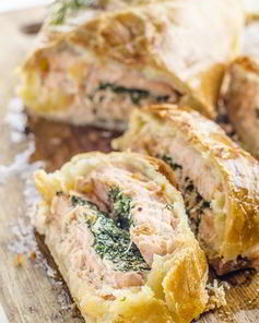 Лосось в хрустящем тесте