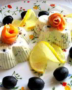 Лосось в сметанном желе