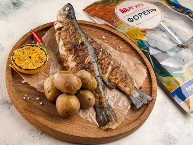 Рецепт маринованной форели на гриле