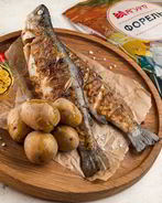 Маринованная форель на гриле