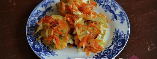 минтай с морковью и луком. Шаг 8