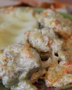 Минтай в сметане