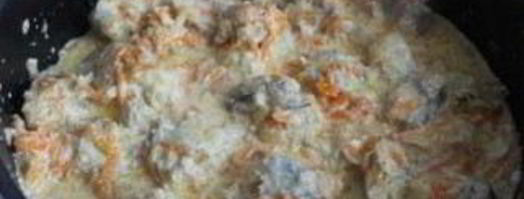 минтай в сметане. Шаг 3