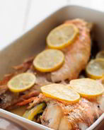 Морская рыба в духовке