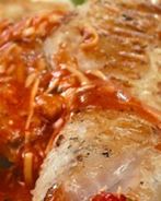 Морской окунь с брокколи