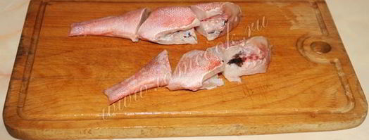 морской окунь с хрустящей корочкой. Шаг 3