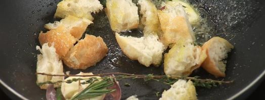 палтус в сливочном соусе с зеленым салатом. Шаг 2