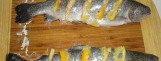 речная форель, запеченная в духовке целиком. Шаг 2