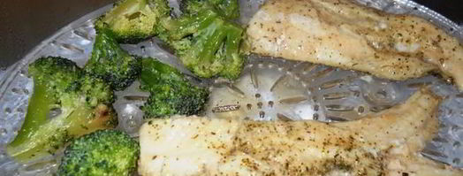 рыба на пару под луково-горчичным соусом. Шаг 3