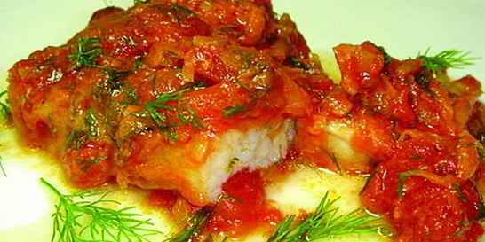 Рыба по-гречески