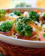 Рыба с брокколи