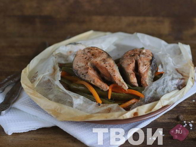 Рецепт рыбы с овощами