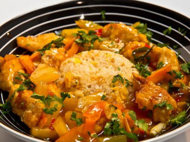 Рецепт рыбы в кисло-сладком соусе