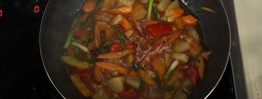 рыба в кисло-сладком соусе. Шаг 6