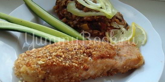 Рыба в миндальной панировке