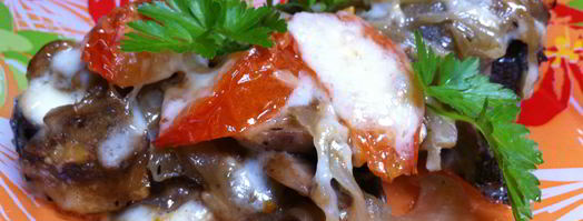 рыба, запеченная с грибами и помидорами. Шаг 6