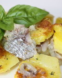 Селедка на картофельной подушке