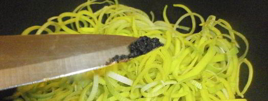 семга с луком-пореем и ванилью. Шаг 7