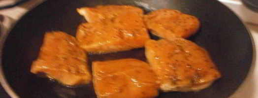 семга с луком-пореем и ванилью. Шаг 9