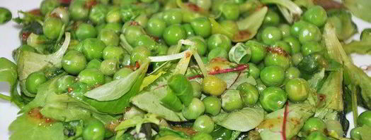 семга с овощами и салатом под горчично-медовой заправкой. Шаг 6