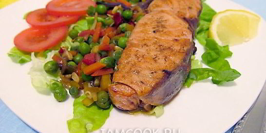 Семга в маринаде