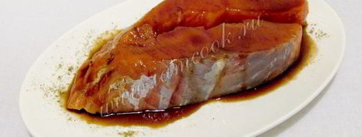 семга в маринаде. Шаг 5