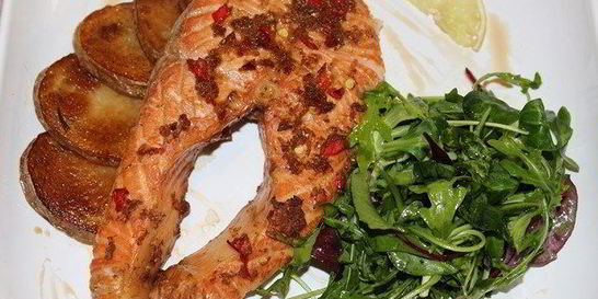 Семга в тайском стиле