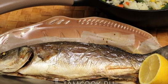 Сибас в духовке