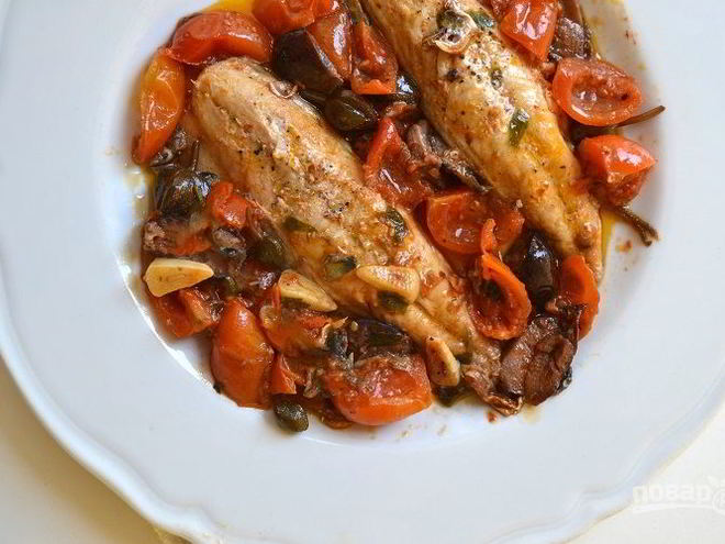 Рецепт скумбрии, тушенной с овощами