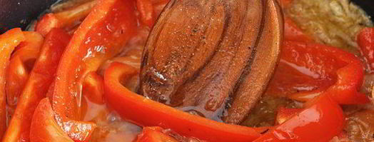 скумбрия, запеченная с картофелем и болгарским перцем. Шаг 5