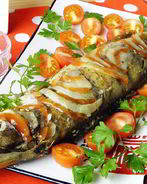 Судак в духовке, запеченный в фольге