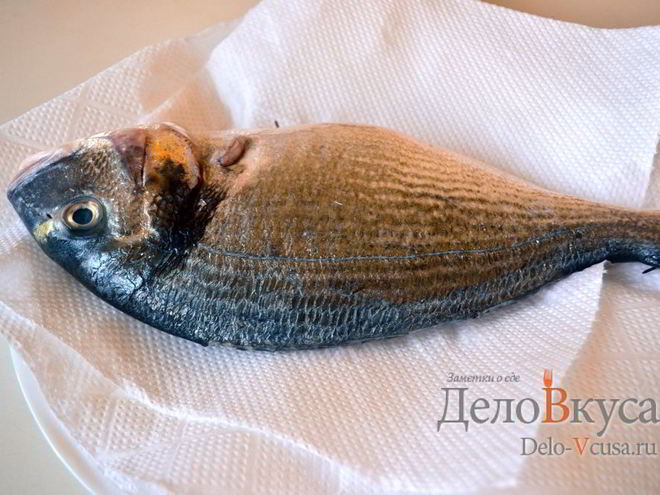 Рецепт свежей рыбы дорада
