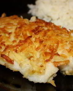 Тилапия в хрустящей картофельной корочке