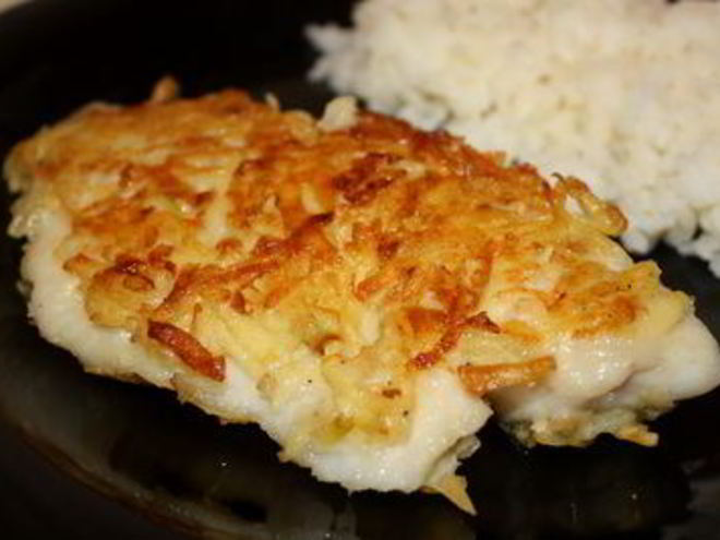 Рецепт тилапии в хрустящей картофельной корочке