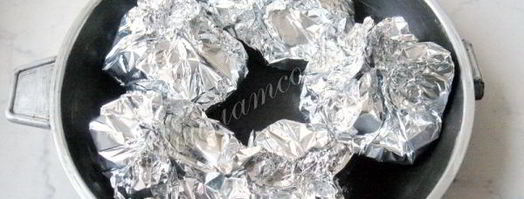 треска с овощами в фольге. Шаг 10