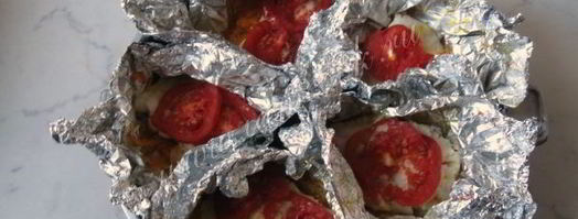 треска с овощами в фольге. Шаг 11